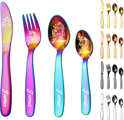 iHoesdste Personalized Kids Cutlery Set Best Deal