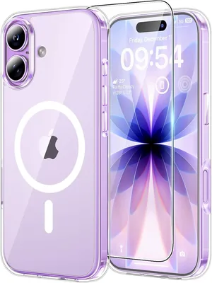 TAURI iPhone 17 Hoes met Schermbeschermer 6.3', MagSafe Compatibel, Militaire Kwaliteit, [Niet Verkleurt] Magnetische Overkapping - 40% Korting