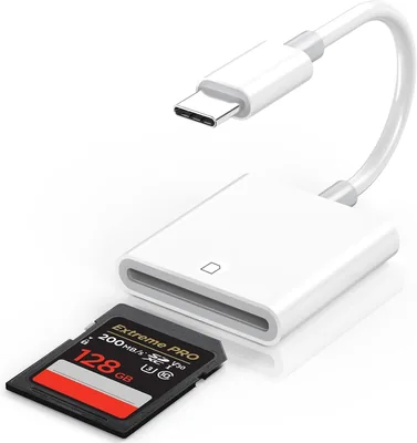 iPhone SD Card Reader USB C Adapter