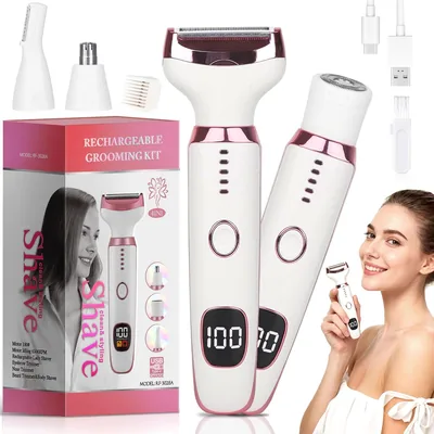 Beanify Electric Razor 48% Off - Wet Dry Body Facial Hair Remover
