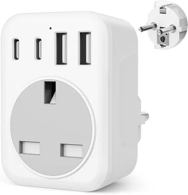 5 IN 1 European Plug Adapter 16% Off