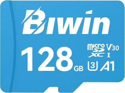 Carte mémoire Biwin MS100 128Go Micro SDXC UHS-I A1 V30 U3 Class 10 - Économisez 58% 