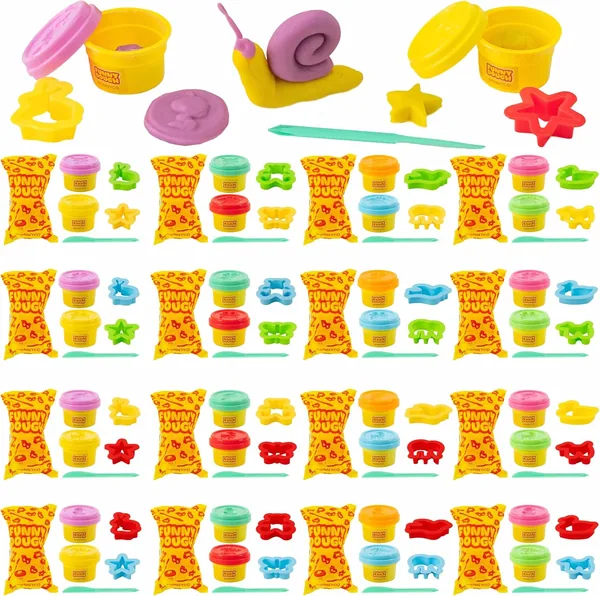 BONNYCO Set of plasticine with moulds and bags surprise pack