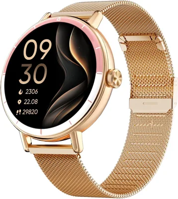 TOOBUR Smart Watch Women Rose-Gold Fitness Tracker