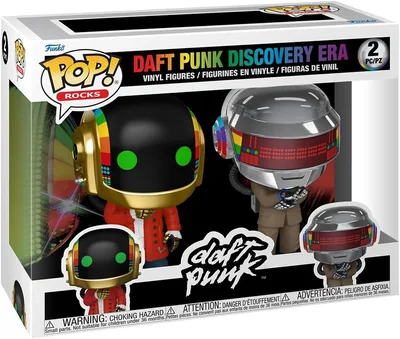 Funko Pop! Rocks: Daft Punk - Discovery 2 Pack | Figuras de Vinilo Coleccionables para Decoración