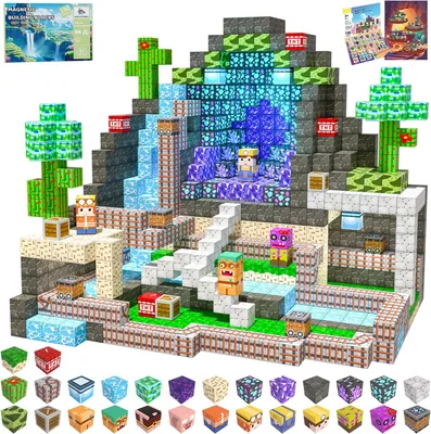 SSAWER Magnetic Blocks 150PCS STEM Toys