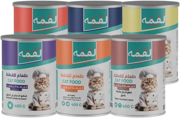 Loqma 400G Cans 6 Piece Mix For Adult Cat (400G x 6)