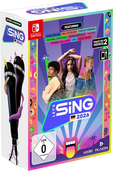 Let's Sing 2026 German Version [+ 2 Mics]