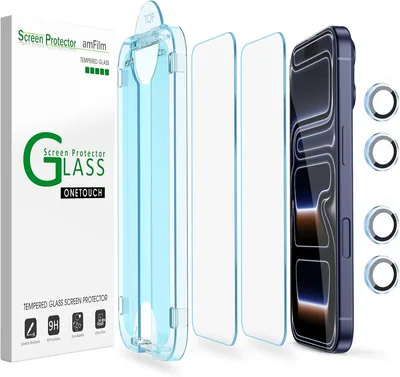 amFilm OneTouch Screen Protector for iPhone 17 Pro Max 6.9" Tempered Glass - Best Deal