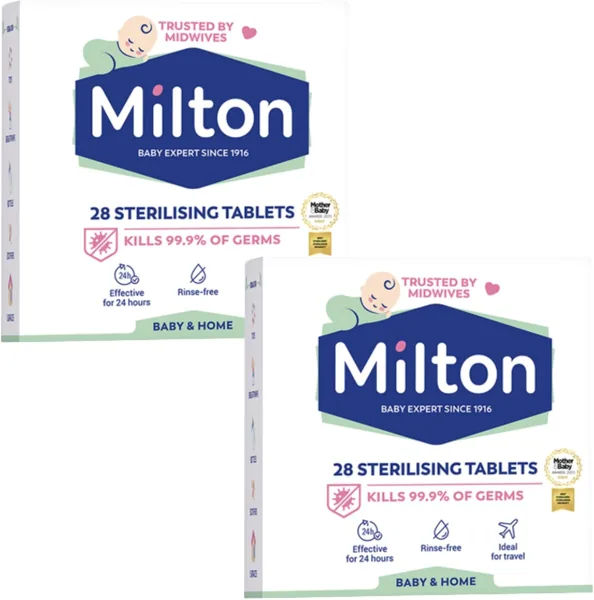 Milton Sterilising Tablets - 2 Pack (56 Tablets Total)