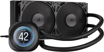 CORSAIR NAUTILUS 240 RS LCD - Refroidissement liquide pour CPU à écran LCD 2,1" - 240mm - Intel LGA 1851/1700, AMD AM5/AM4
