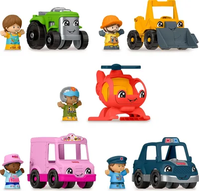 Fisher-Price Little People Activity Vehicles Set