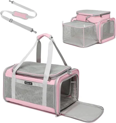Airline Approved Pet Carrier for Cats & Dogs up to 15 lbs