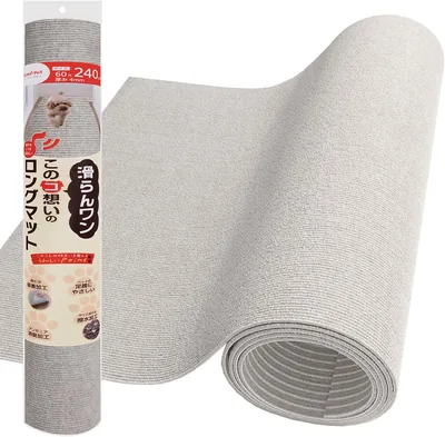 SankoPet KZ-01 Pet Mat, Long, Moku Gray, Adsorption