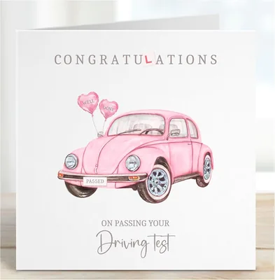 Congratulations Driving Test Card Best Deal