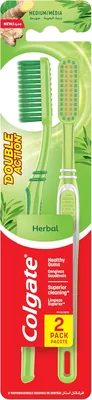 Colgate Double Action Herbal 2 pack - Save 46% Off