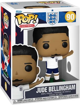 Funko Pop! Fútbol: Inglaterra - Jude Bellingham - Copa Mundial 2026 - Figura de Vinilo Coleccionable - Idea de Regalo - Merchandising Oficial