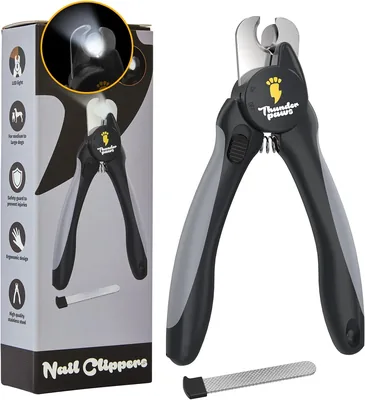 Thunderpaws LED Dog Nail Clippers with Light & Safety Features - Best Deal
