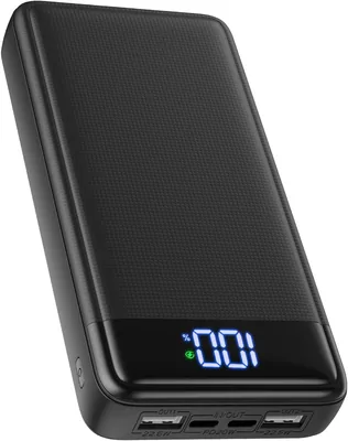 Batterie externe 26800mAh, 22.5W Power Bank, chargeur portable USB C entrée & sortie PD3.0 QC4.0 rapide
