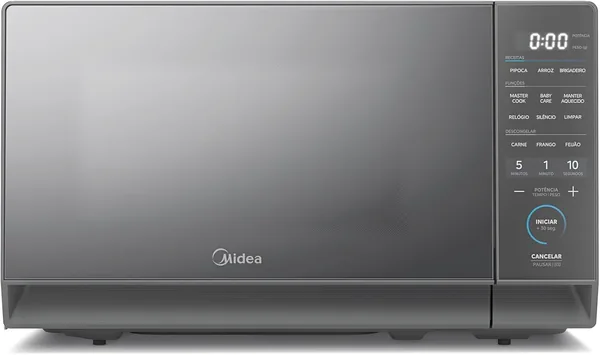 Micro-ondas 20L Prata Porta Espelhada MasterCook Midea 110V