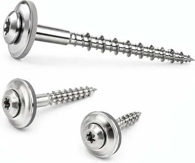 Spengler Schrauben 4,5 x 45 mm aus Edelstahl A2 (V2A) mit EPDM-Dichtscheibe 15 mm TX-Antrieb