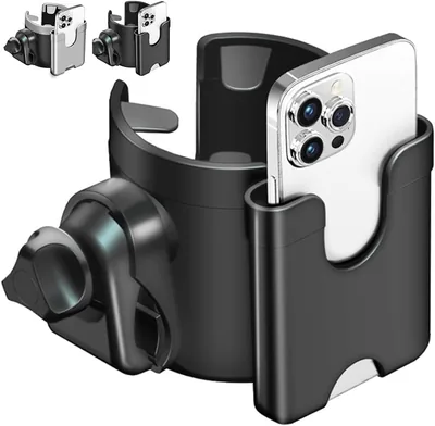 Tyuodna Universal Pram Cup Holder & Phone Holder 2-in-1 Best Deal