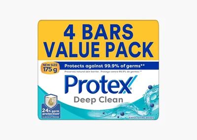 Protex Deep Clean VAP Bar Soap 4x175g 20% Off