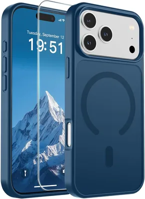 SUPFINE Magnetic Case for iPhone 18 Pro Max/17 Pro Max, Deep Blue