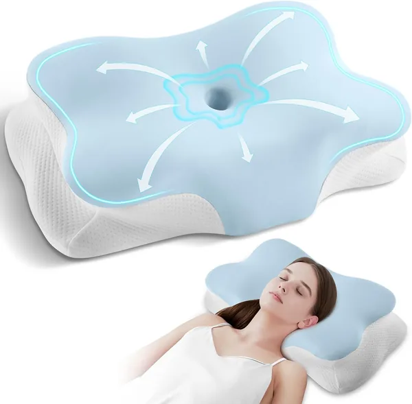 Poduszka z pianki memory foam ergonomiczna - 32% zniżki