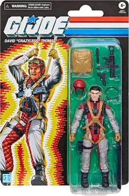 G.I. Joe Classified Series Retro Cardback, Figura David 'Crazylegs' Thomas - Melhor Oferta