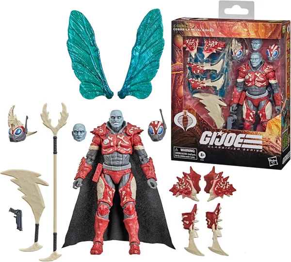 G.I. Joe Classified Series #191 Cobra-La Royal Guard Figure, 6" Collectible with 12 Pieces - Best Price