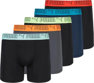 Puma 5 Pack Performance Boxer Briefs para Hombres - Ahorra un 13%