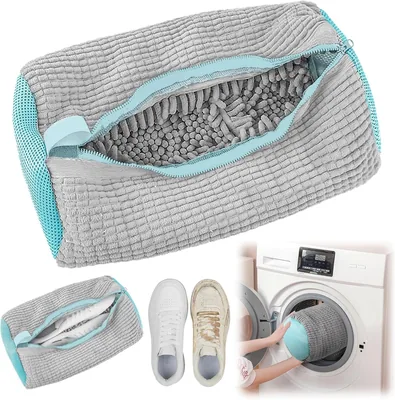 MOMENT Large Shoe Washing Bag - 38x18cm Microfiber Sneaker Laundry, 25% Off