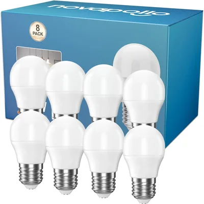 Bulbi LED Non-Dimmabili Novapollo E27, 4.2W (Equivalente a 40W), Luce Calda 2700K, 470Lm, Durata 15000h - Perfetti per Camera da Letto/Soggiorno (3)