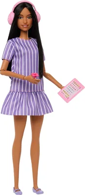 Barbie Fashionistas Doll #245 Purple Dress Best Deal
