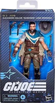 G.I. Joe Classified Series, Alejandro Balam 'Sundown' Luna Mendoza, Figura de Ação Premium 15 cm Articulada - Melhor Preço