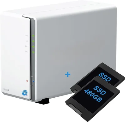 SIMPLETEK 2 Bay NAS - 960GB SSD Pre-Installed Best Deal