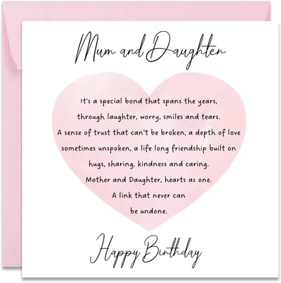 Printperfect Mum Birthday Card (Pink Envelope) Best Deal