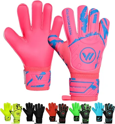 WESTWOOD FOX Goalkeeperhandskar, Fingerförsörjning Fotbollshandskar för Barn, Unga och Vuxna, Stark Palm Dumbo Latex - Best Deal