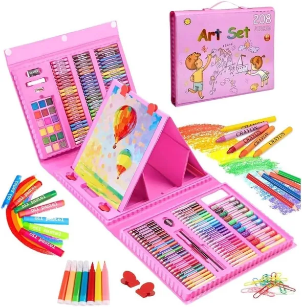 SKY-TOUCH 208-Pieces Drawing Art Kit