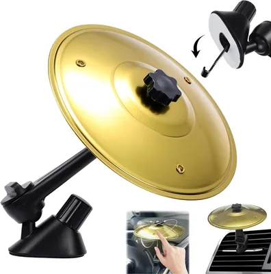 Címbalo de Choque para Coche, Platillos para Ventilación, Mini Platillo de Batería para Automóvil, Música de Címbalo de Colisión