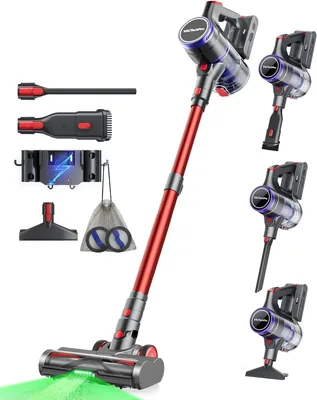 VACTechPro Ultra Aspiradora con Batería de Color Rojo - 32% de Descuento