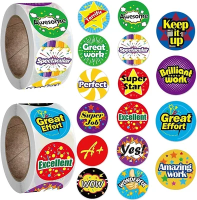 McMola 1000Pcs Reward Stickers for Teachers - School Stickers Deal