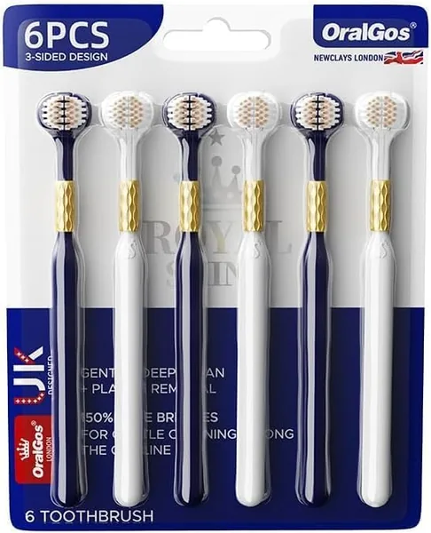 SKY-YOUCH Adult Soft Toothbrush 6pcs