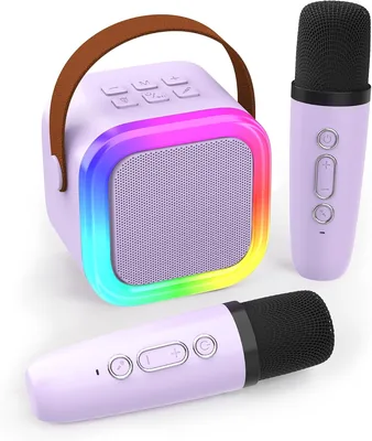 Mini Karaoke Machine Kids Bluetooth Speaker