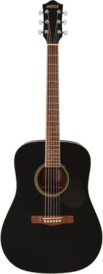 Gretsch Prelude D100 Dreadnought Guitarra Acústica, Diapasón de Nogal, Negro - 29% Off