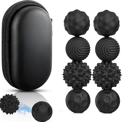 8 stuks Magnetiska speelbollar, magnetisk silikon, stressreliger speeltorv, sensibel silikonspel
