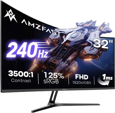 Amzfast 32 Inch Curved Gaming Monitor Best Deal