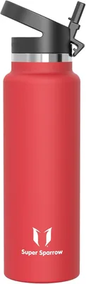 Super Sparrow Termos di Acqua in Acciaio Inossidabile - 500 ml, 750 ml, 1000 ml, 1.2 L, 1.5 L - SwivelSip BPA Free