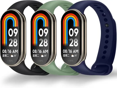 Xiaomi Mi Band Compatibile 3-12 Pezzi - TPU Premium con Connettore in Metallo